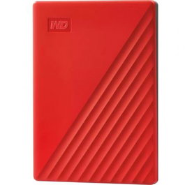 Western Digital Disco Duro Externo My Passport 2TB USB 3.2 Gen 1 Portátil 2.5" Color Rojo - WDBYVG0020BRD-WESN